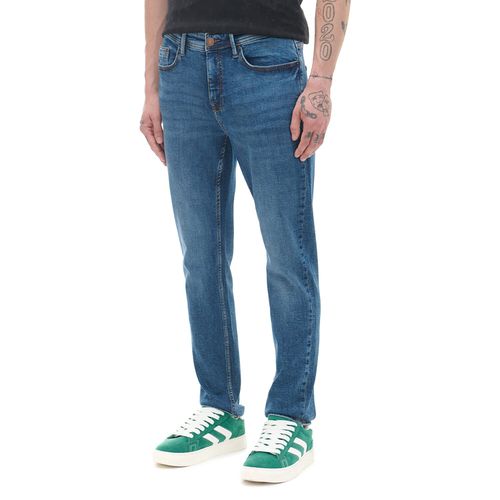 Cropp - Vaqueros slim - Azul marino - Cropp - Modalova