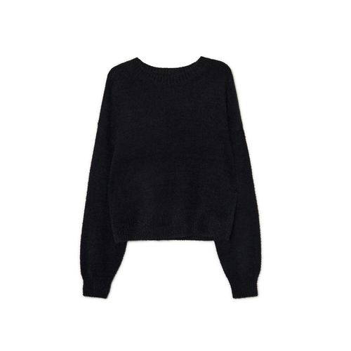 Cropp - Fluffy sweater - Negro - Cropp - Modalova