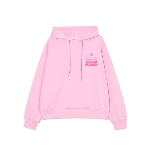 Sudadera con capucha y estampado - Cropp - Modalova