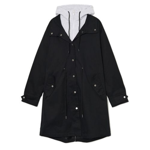 Cropp - Parka con capucha - Negro - Cropp - Modalova