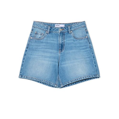 Cropp - Bermudas vaqueras - Azul - Cropp - Modalova