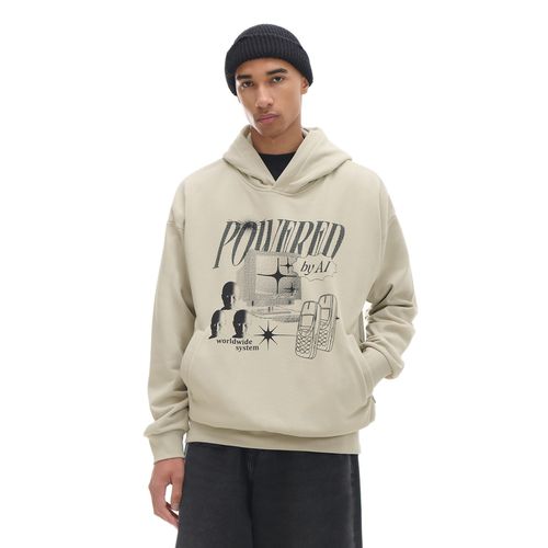 Sudadera con capucha y estampado - Cropp - Modalova