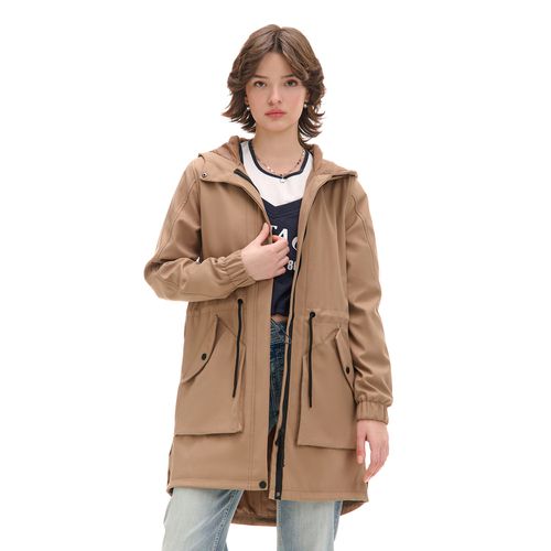 Cropp - Parka con capucha - Beige - Cropp - Modalova