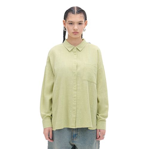 Camisa oversize lisa - Cropp - Modalova