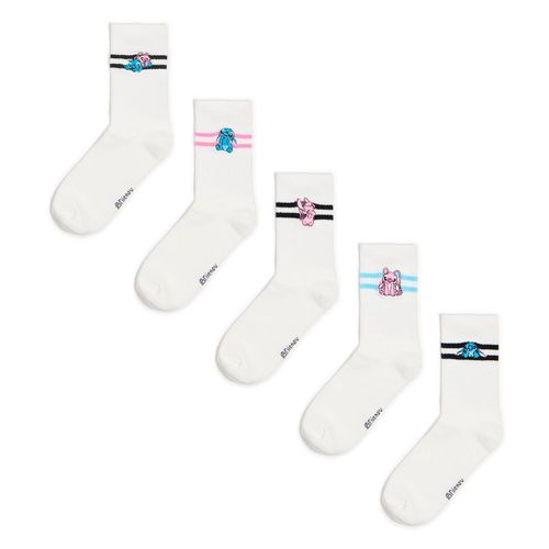 Pack de 5 pares de calcetines Stich and Angel - Cropp - Modalova
