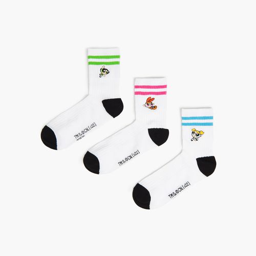 Pack de 3 pares de calcetines de The Powerpuff Girls - Cropp - Modalova