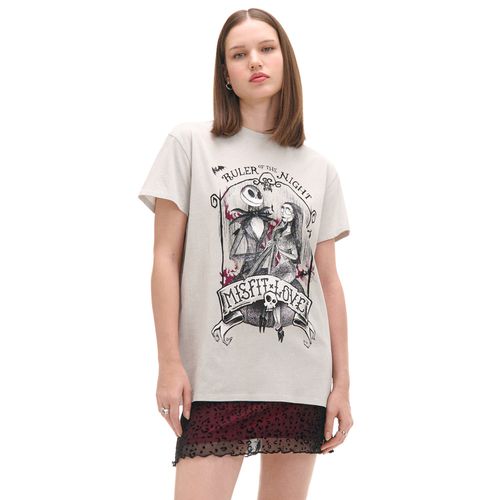 Camiseta oversize con estampado The Nightmare Before Christmas - Cropp - Modalova