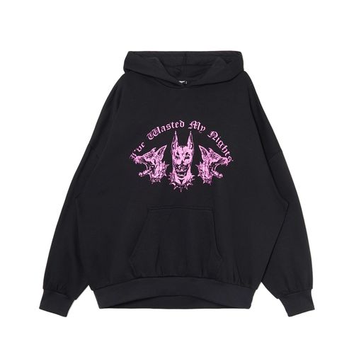 Sudadera con capucha y estampado - Cropp - Modalova