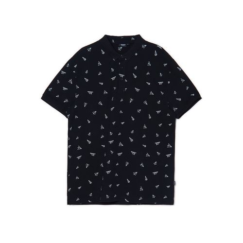 Cropp - Polo con estampado - Negro - Cropp - Modalova