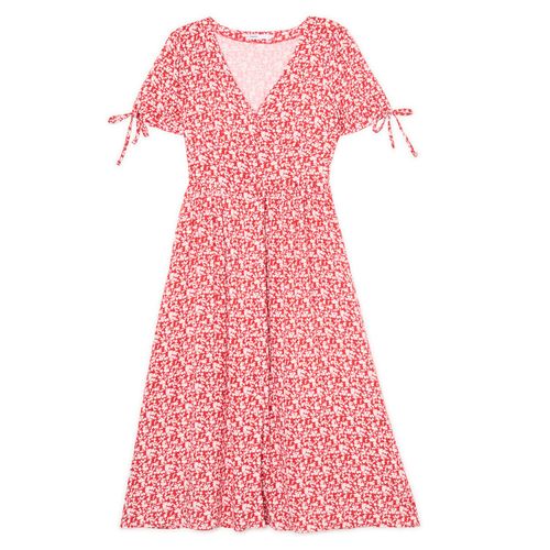 Cropp - Vestito floreale - Rosso - Cropp - Modalova