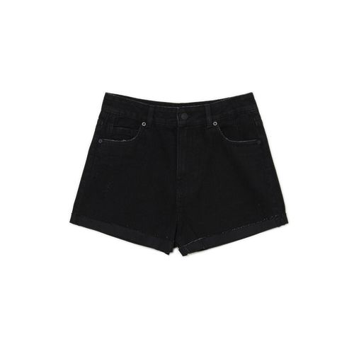 Cropp - Pantaloncini denim - Nero - Cropp - Modalova