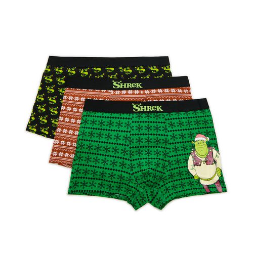 Confezione da 3 boxer di Natale Shrek - Cropp - Modalova