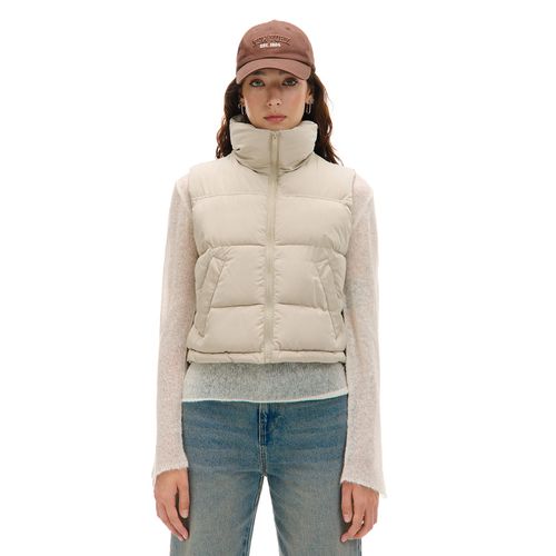 Cropp - Gilet trapuntato - Beige - Cropp - Modalova