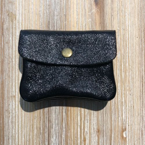 Monedero Leather - u - negro lurex - Alessandrosimoni - Modalova