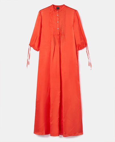 Vestido tipo túnica de algodón y seda - Aspesi - Modalova