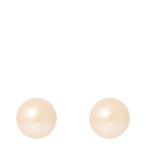 Cream Pearl Stud Earrings - Mitzuko - Modalova