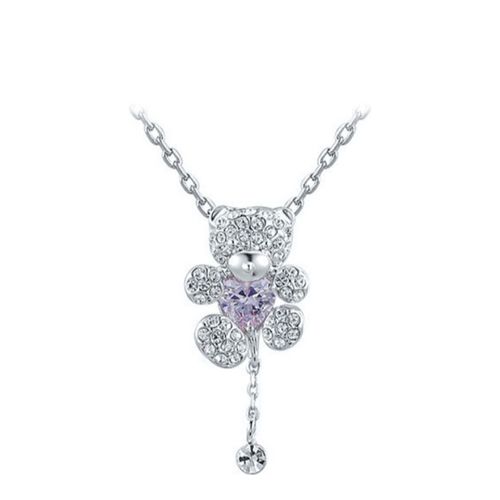 Classic Necklace with Swarovski Crystals - Ma Petite Amie - Modalova