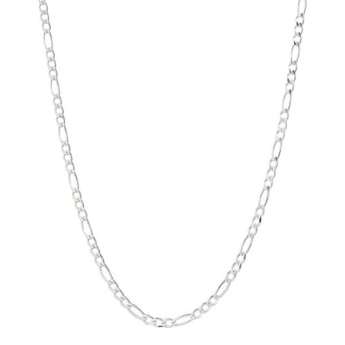 Silver Plated Figaro Necklace - Stephen Oliver - Modalova