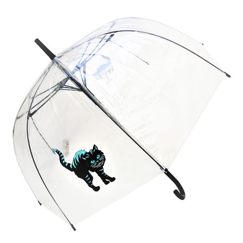 Black Blue Cheshire Cat Umbrella - Blooms of London - Modalova