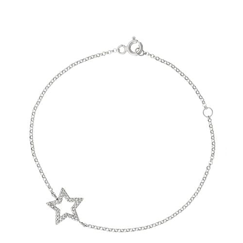 Silver Star Diamond Bracelet - Le Diamantaire - Modalova