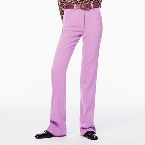 Lilac Slim Staight Leg Trousers - Victoria Beckham - Modalova