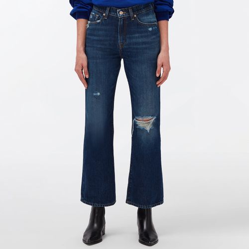 Dark Blue Riley Flared Jeans - 7 For All Mankind - Modalova