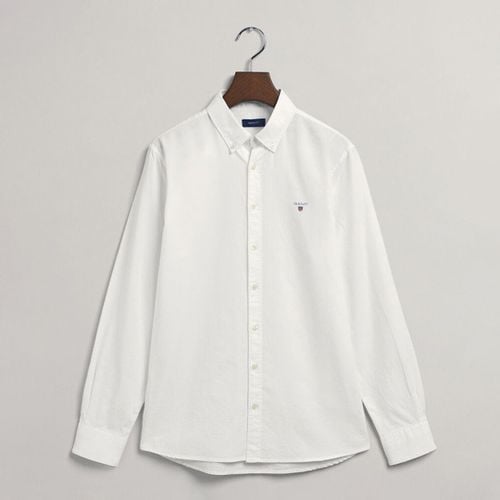 Teen's White Oxford Cotton Shirt - Gant - Modalova