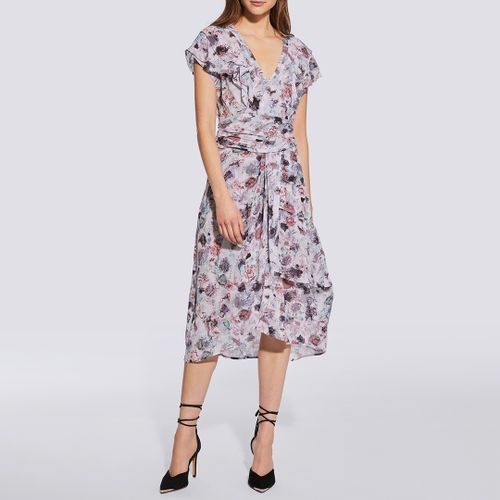 Light Pink Plisca Floral Midi Dress - IRO - Modalova