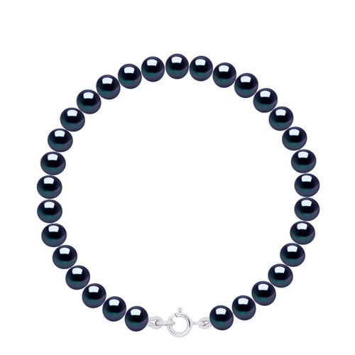 Black Bracelet Row Of Pearl - Ateliers Saint Germain - Modalova