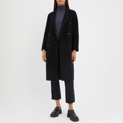 Black Cashmere Blend Button Coat - NÂ°Â· Eleven - Modalova