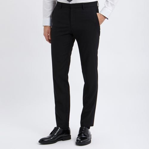 Black Ben Wool Trousers - BOSS - Modalova