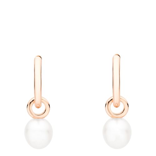 And Rose Gold Plated Earrings 8.5-9mm - Mia Bellucci - Modalova