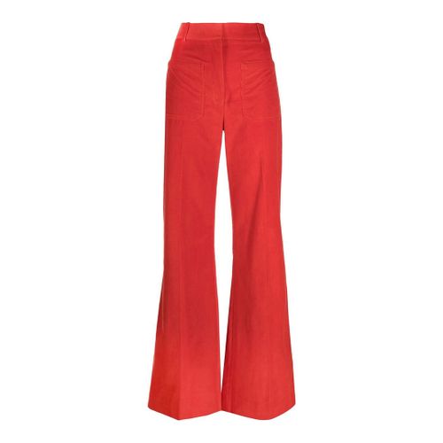 Red Corduroy Alina Trouser - Victoria Beckham - Modalova