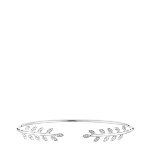 Silver Diamond Bracelet - Diamond And Co - Modalova