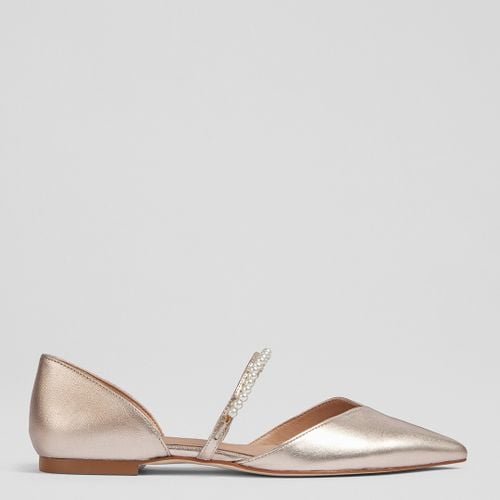 Metallic Pink Ida Flat Shoes - L K Bennett - Modalova