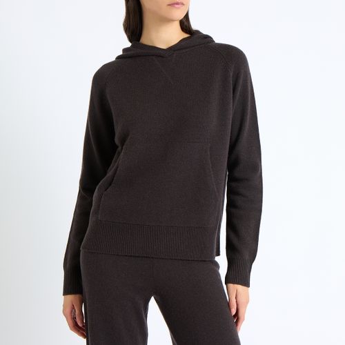 Brown Cashmere Blend Hoodie - NÂ°Â· Eleven - Modalova