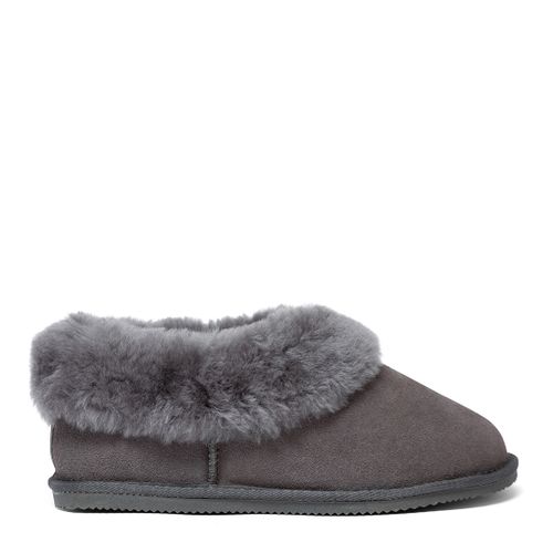 Women's Grey Bootie Slippers - Fenland Sheepskin - Modalova