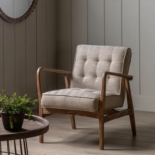 Dunstable Armchair Herringbone - Gallery Living - Modalova