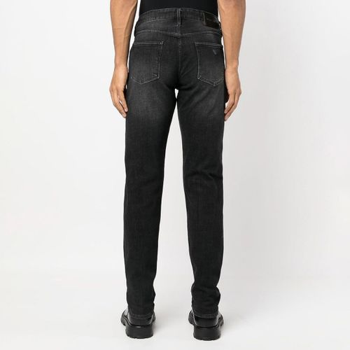 Black High Waist Stretch Jeans - Emporio Armani - Modalova