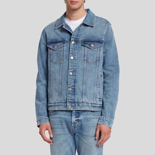 Blue Perfect Denim Jacket - 7 For All Mankind - Modalova