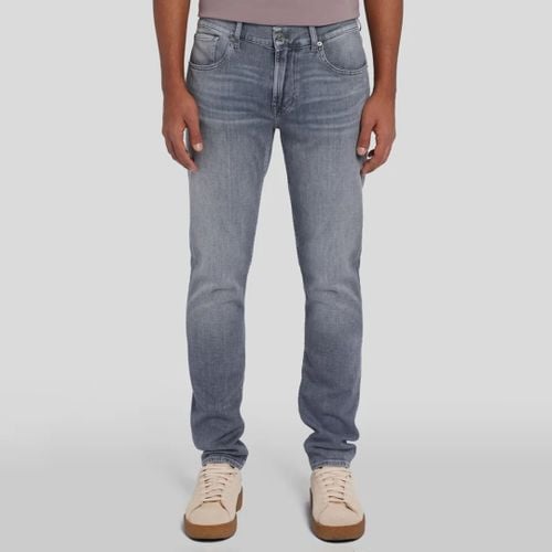 Washed Slimmy Tapered Stretch Jeans - 7 For All Mankind - Modalova