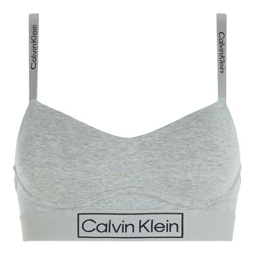 Grey Heather Light Lined Bralette - Calvin Klein - Modalova