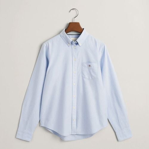 Blue Oxford Cotton Shirt - Gant - Modalova