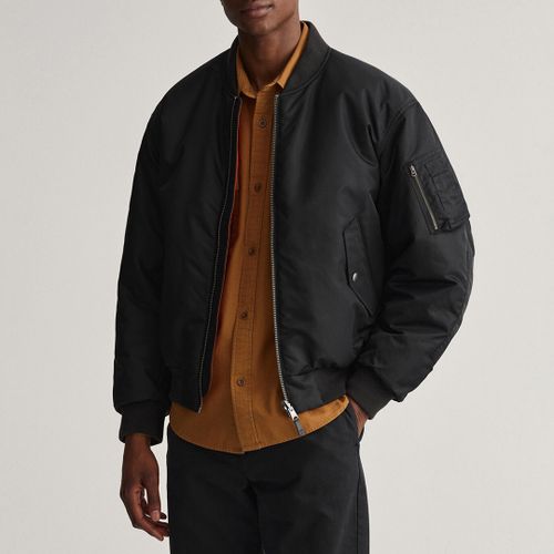 Black Reversible Bomber Jacket - Gant - Modalova