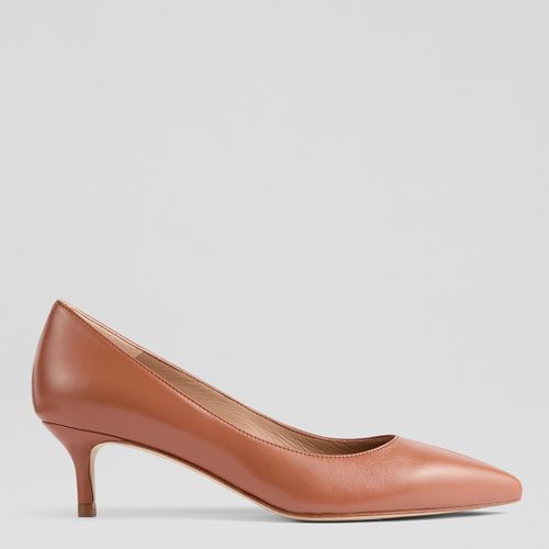 Audrey Suede Heeled Court Shoes - L K Bennett - Modalova