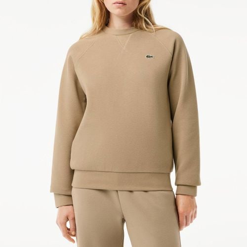 Round Neck Cotton Blend Sweatshirt - Lacoste - Modalova