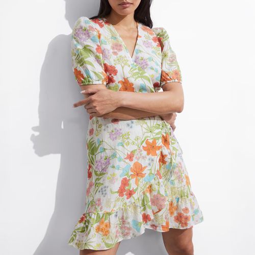 Multicoloured Printed Wrap Mini Dress - & Other Stories - Modalova