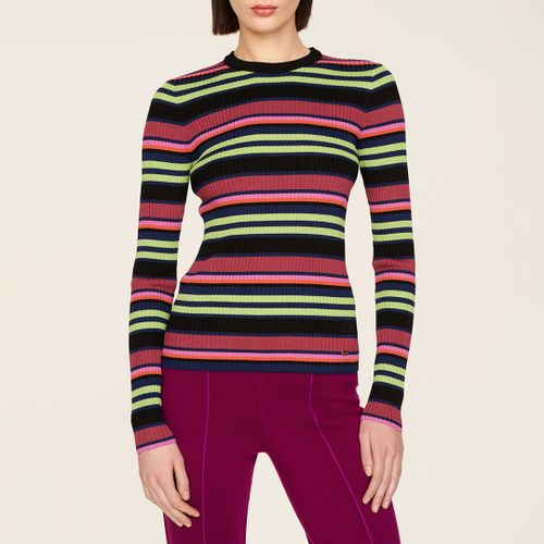 Black Stripe Rayee Top - Sonia Rykiel - Modalova