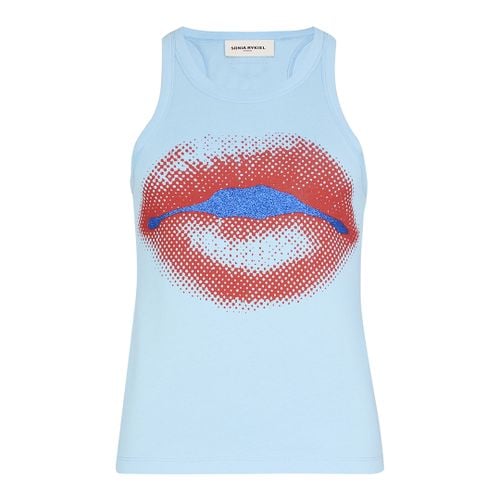 Blue Lips Tank Top - Sonia Rykiel - Modalova