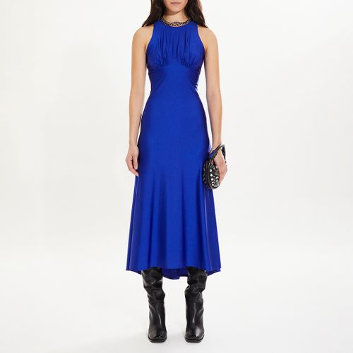 Royal Blue Shiny Jersey Dress - Sonia Rykiel - Modalova